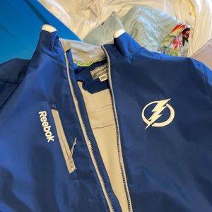 Tampa bay lightning Reebok center ice team issued jacket XL